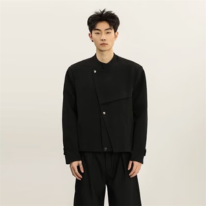 新中式西服男宽松百搭帅气韩版潮流2025夏季ins外套W6551-P68图片