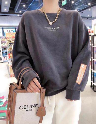 字母刺绣卫衣，女装卫衣/绒衫，一杭