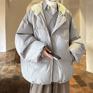 控128加绒面包服男大码羊羔毛棉衣男MY16337-P100图片