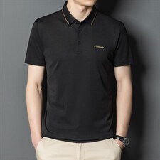 BZJZ504钱塘2020-2夏季男士短袖商务翻领T恤P63，男装T恤，钱塘207-2