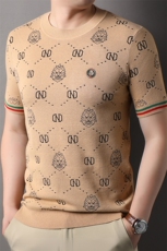 夏季中青年男士商务休闲针织衫短袖T恤时尚潮流上衣HP2802-P60，男装T恤，星座1105-3