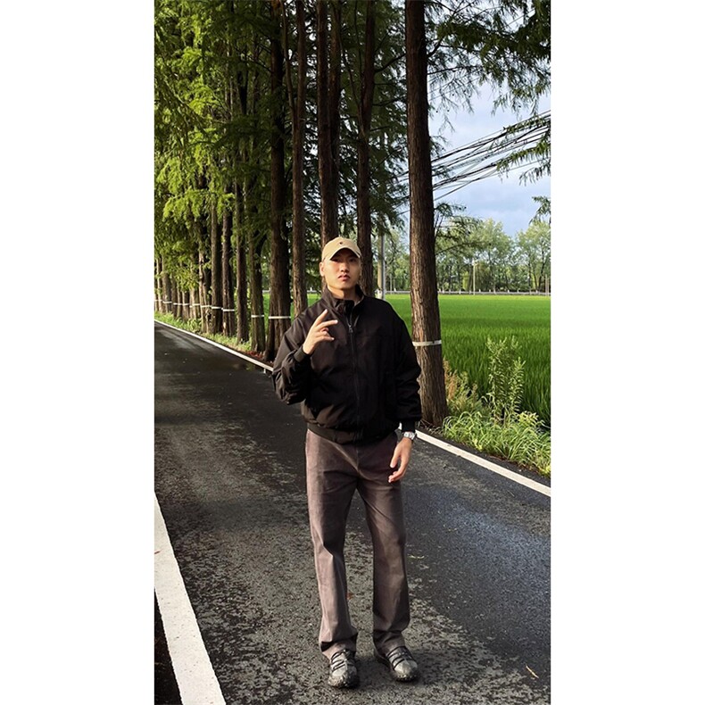 26春装新款美拉德立领飞行夹克boxy廓形休闲百搭外套上衣JK6500,男装夹克,电商A486-1