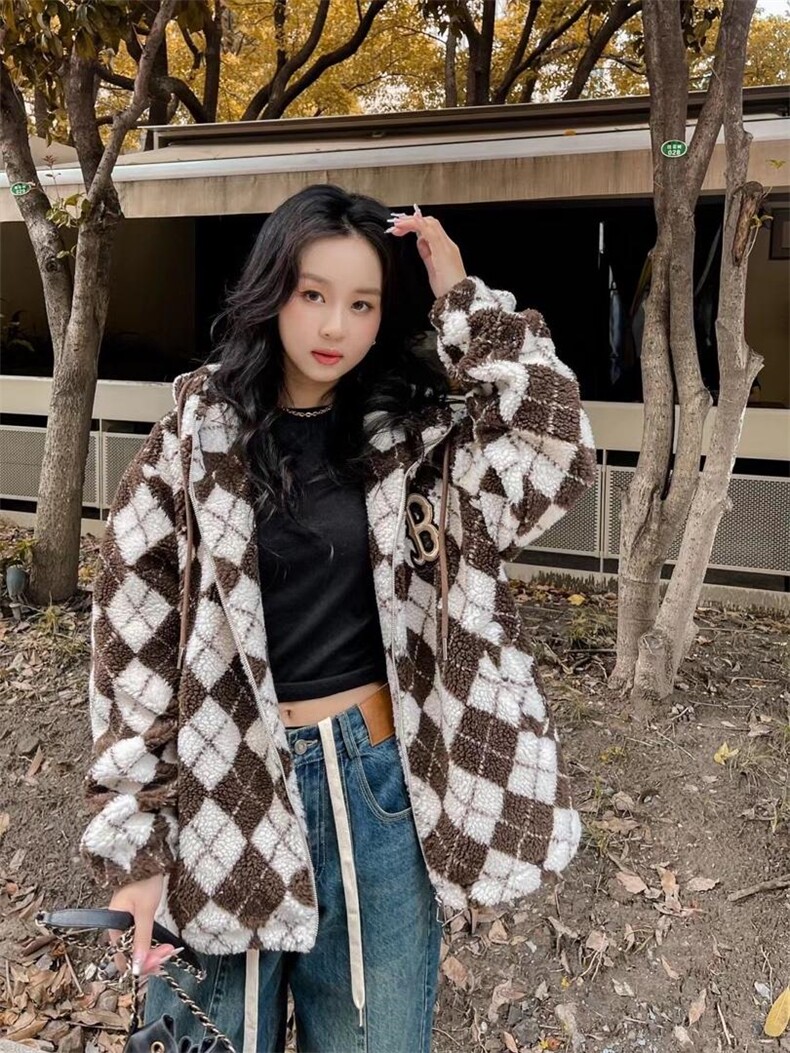 冬装新款颗粒绒外套，其它，玫瑰共和国