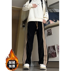25秋冬新款美式潮牌欧绒棉垂坠感拖地休闲男裤K2503-P48加绒58，男装卫衣，电商A009A（原A058A）