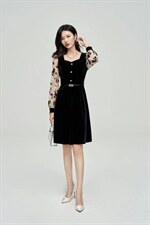 秋冬新款范儿连衣裙，女装连衣裙，牛牛原创