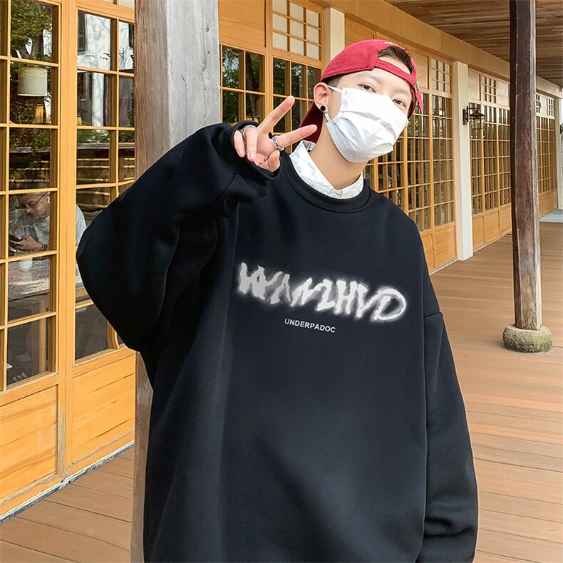 直播360克重磅美式印花卫衣Y233特P28同步供应华棉品质P38特,男装卫衣,电商A486