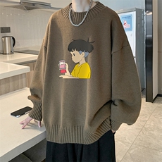 半高领毛衣男士大码针织衫男毛线衣男M18200-P45加绒款-P65，男装针织衫/毛衣，电商A040