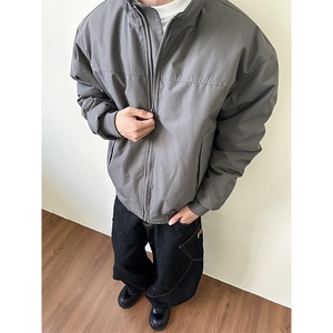 26春装新款美拉德立领飞行夹克boxy廓形休闲百搭外套上衣 JK6500图片
