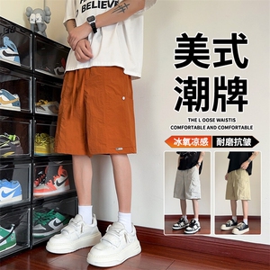抖音品质夏季短裤五分裤子工装美式潮流男A146-GY528特p25量大优图片
