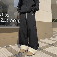 新款加绒加厚葫芦纹夹棉休闲裤XZ604-K119-特P50控88，男装休闲裤，星座604