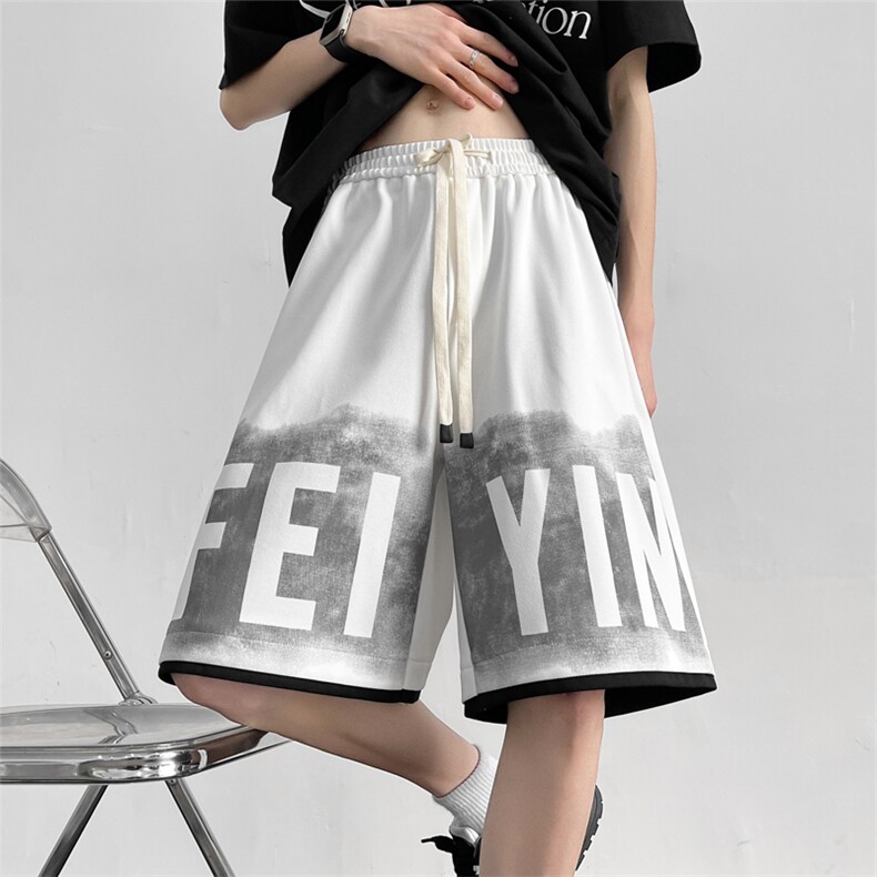 2025夏季新款学院风针织休闲短裤宽松运动五分裤男DK611特P23控48，男装牛仔裤，电商C305A