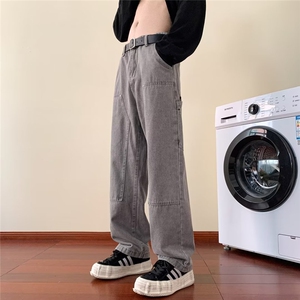 美式牛仔裤男款秋季长裤潮 B3017 P52图片