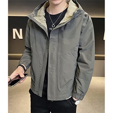 外套春秋季新款休闲上衣服帅气迷彩工装连帽夹克JX11，男装夹克，星座1116A（原606A-3）