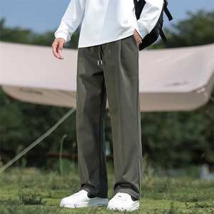 2025秋冬休闲裤男风宽松大码长裤子潮青年直筒哈伦裤AK16P50图片