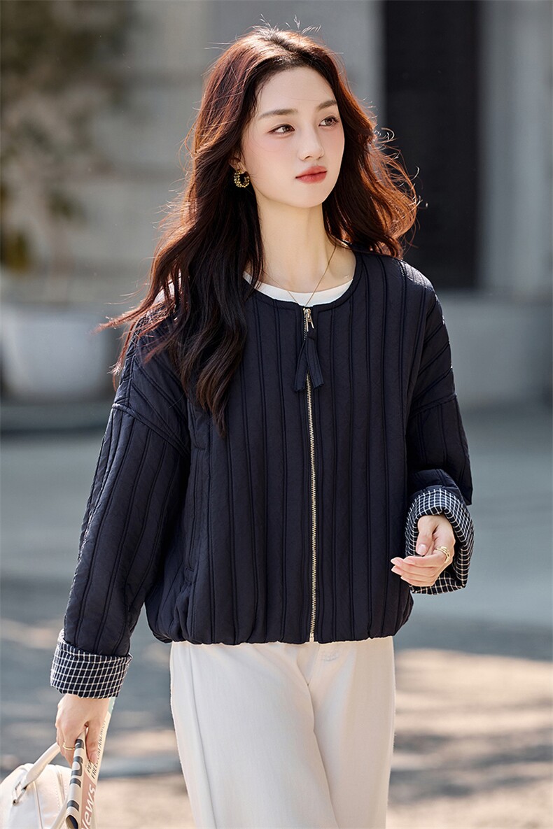 小香风外套女2025秋季新款韩系独特漂亮设计感小众休闲减龄厚夹克,女装短外套,依如秀(原杭风阁)