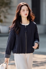 小香风外套女2025秋季新款韩系独特漂亮设计感小众休闲减龄厚夹克，女装短外套，依如秀(原杭风阁)