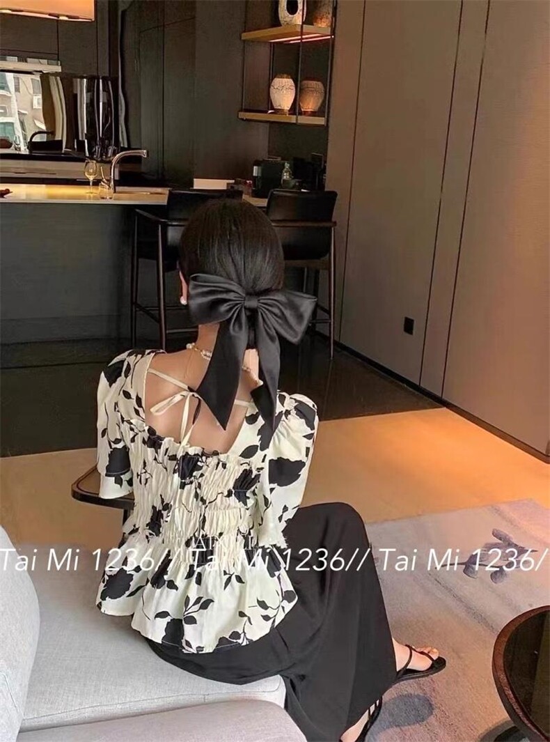 2022夏季新款。奶牛花纹感收腰显瘦百搭，其它，泰靡(1F)