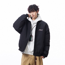 白底抖音直播带货得物高品质棒球领飞行夹克棉衣M1353P88，男装夹克，电商C408-1(原B339-1)