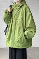 8XL-M冲锋衣外套男加棉加厚夹克秋冬户外登山服JK1313厚P100控118，男装夹克，电商D206-1