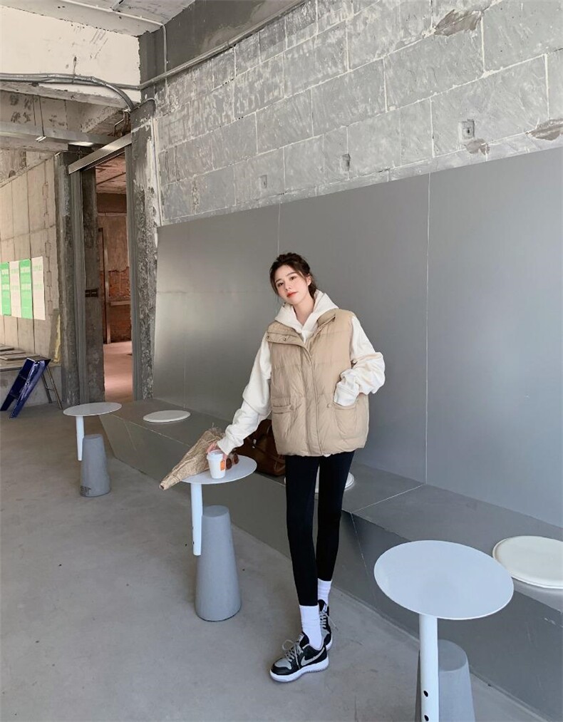 羽绒马甲，白鸭绒，女装马甲，川哲