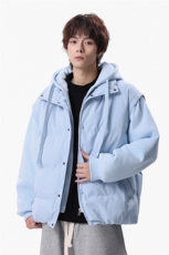 新款冬季羽绒棉服棉袄连帽假两件韩版宽松外套A436-2511-P85，男装棉衣，电商A436
