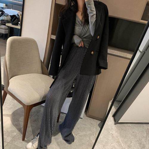 8966印花百褶裤，女装，XTZ style