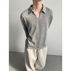 日系原宿潮流麦穗V领长袖百搭毛衣新款MY515-P50，男装针织衫/毛衣，星座208-5