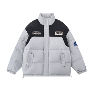 白底 新款冬季时尚百搭立领加厚棉服外套MY64303P125控158图片