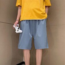 1港风休闲大码M-5XL运动日系原宿潮流五分裤男中裤DK751P18控29，男装牛仔裤，星座226-2