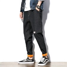 2019冬季新白墙日系大码美式休闲直筒加绒加厚男牛仔裤K3071-P50，男装牛仔裤，电商A001
