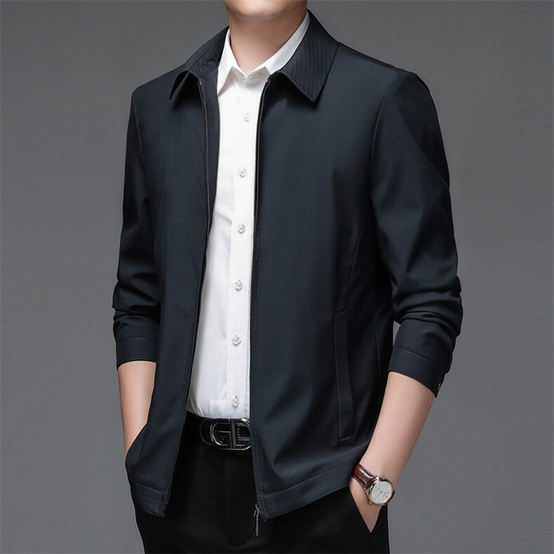BJY08159秋装男士夹克服装翻领外套上衣商务休闲四季男装P99,男装夹克,电商B360