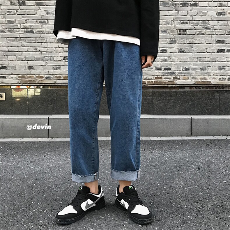@秋季新款 直筒 休闲牛仔裤男 K090/P50 限69图片