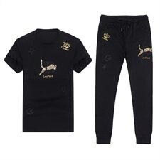 D951062021夏季新款高端商务高品质套装男韩版透气男装，男装套装，电商B360