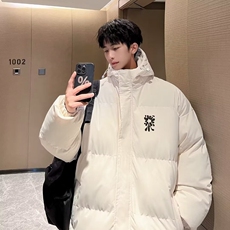 棉服男款冬季美式立领轻薄棉服加厚棉衣外套短款面包服，男装棉衣，星座218-8