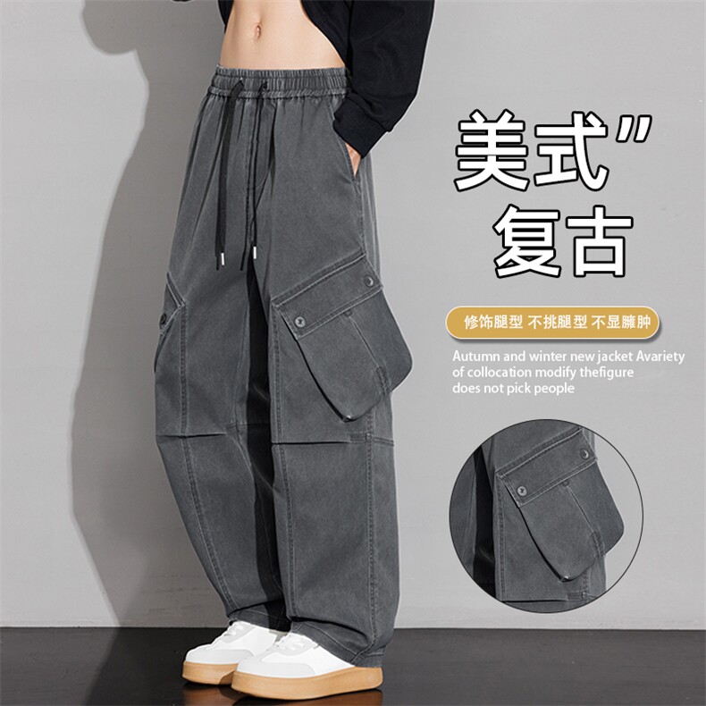 美式大码男士工装休闲裤 K255-P50控99 大码元图片
