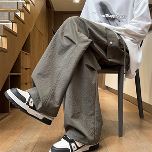 供抖音 大货足重磅刺绣宽松新款卫裤秋冬款X416B-1-KL908-P45限68图片