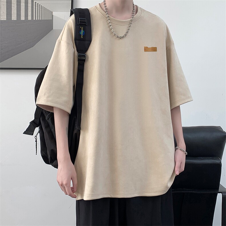 麂皮绒短袖t恤男大码半袖男JD82293-P25,男装T恤,电商A040