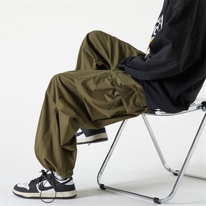 B221 2023秋冬新款 日系宽松大码休闲工装裤子 LK22053-P60 控78图片