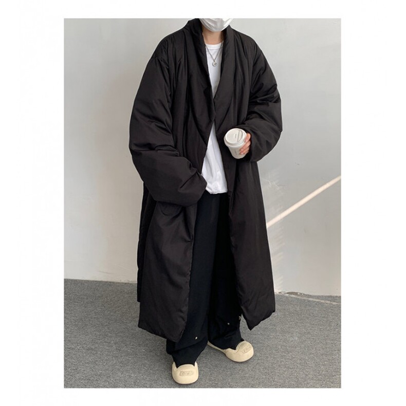 MH03-P145韩系慵懒风长款绒面棉服加厚保暖棉衣外套男,男装棉衣,星座1501-3