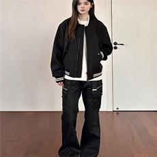 男潮流2025秋冬季新款棒球服男女加绒加厚定制潮流夹克HH121P78，男装夹克，星座1013-5