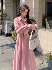 【新品】现货衬衫连衣裙搭配丝巾浙宝276-7702-P125-K188，女装连衣裙，浙宝276（原081）