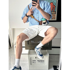 潮流可爱美式复古宽松学院风男女同款休闲慵懒风上衣衬衫C109，男装衬衫，星座1116A（原606A-3）