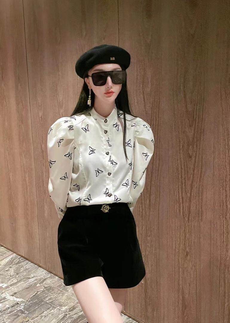【现货】设计师款小蝴蝶衬衫，女装衬衫，色调轩