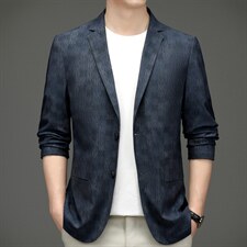 商务休闲西服男春秋季新款中年男士小西装外套单西上衣服爸爸男装,男装西服,电商B212（原钱塘6029）