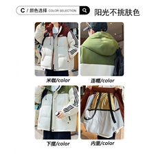 90%白鸭绒羽绒服男冬季2025新款青少年休闲连帽加厚抗寒外套，男装羽绒服，电商B388