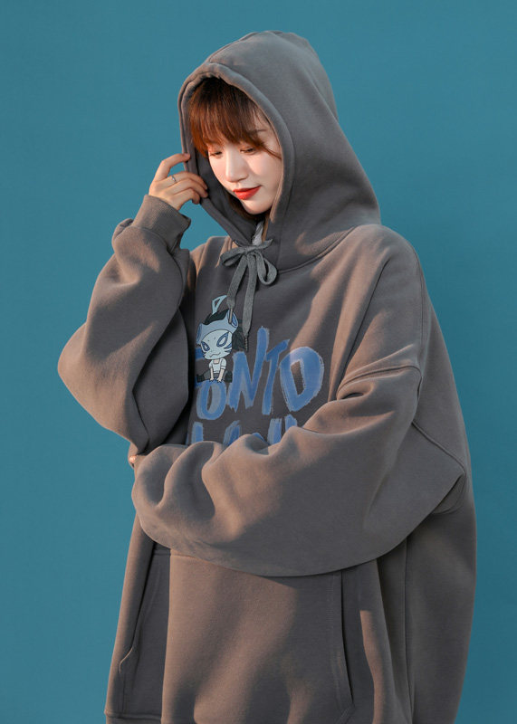 数据款元素字母小人加绒卫衣202-8-W02-P38-控258，女装卫衣/绒衫，星座222-2（原202-8）