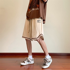 DK6967P35红地板华棉短裤篮球大码宽松户外时尚休闲夏季短裤男，男装休闲裤，星座510A-1