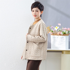 时尚女装冬季加绒加厚保暖外套显瘦修身短款棉服，女装短外套，余墨