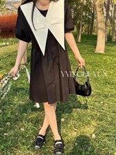 夏季华夫格披肩两件套裙，其它，迎盈柳韵