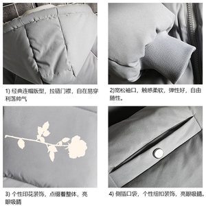 控128加绒面包服男大码羊羔毛棉衣男MY16360-P100图片